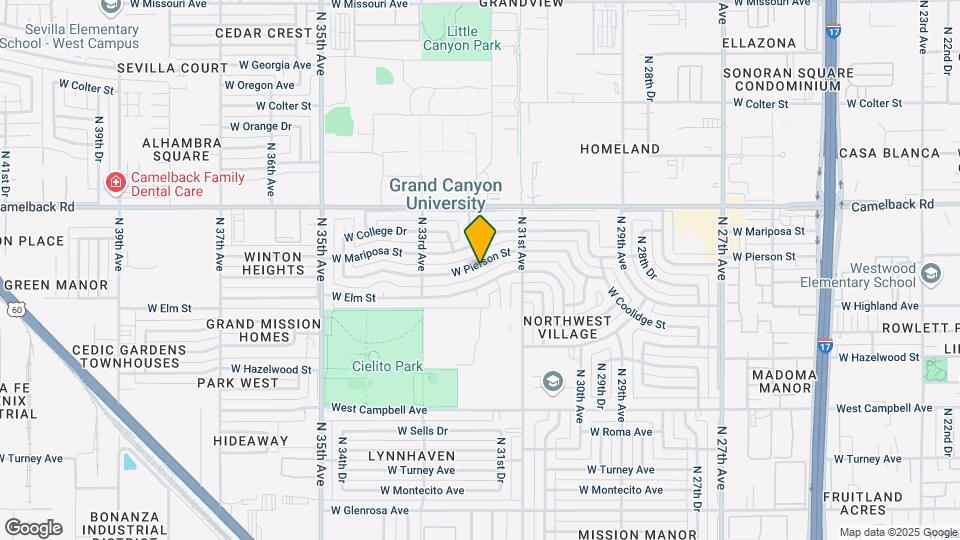 3137 W Pierson St Map and Location Details