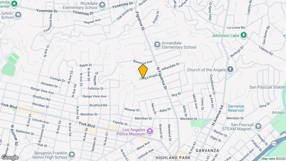 6020 La Prada St Mapa y Detalles de la Ubicación