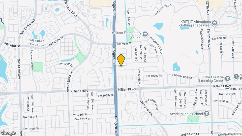 13615 SW 101st Ln Map and Location Details