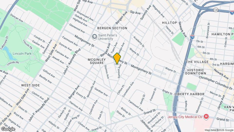 233 Summit Ave Map and Location Details