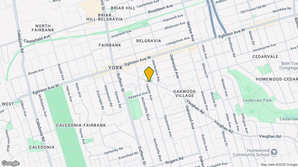 728 Vaughan Rd Map and Location Details