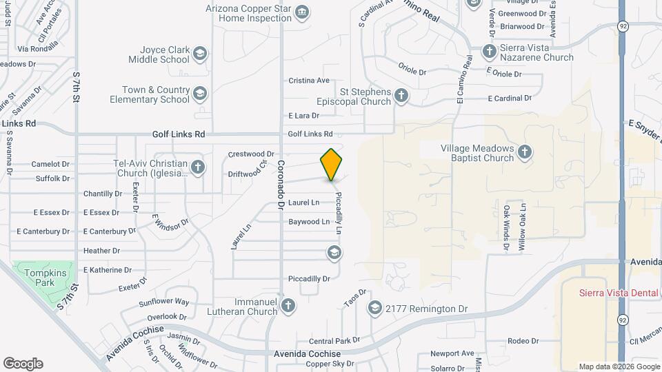 2300 E Piccadilly Dr Map and Location Details