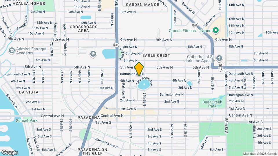 6425 Lake Shore Dr N Map and Location Details