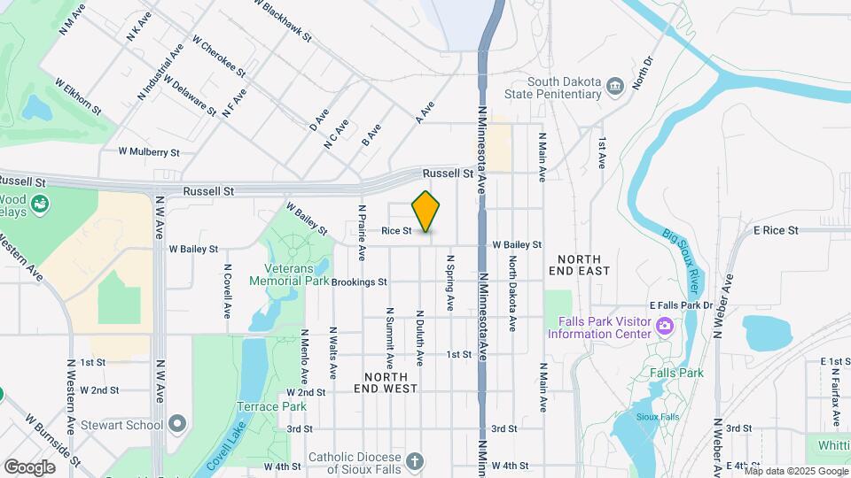 518 W Bailey St Mapa y Detalles de la Ubicación