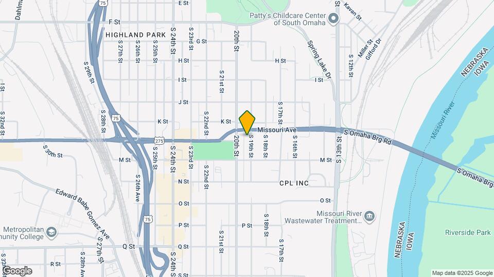 4714 S 19th St Map and Location Details