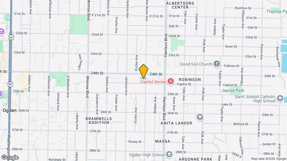 2425 Van Buren Ave Map and Location Details