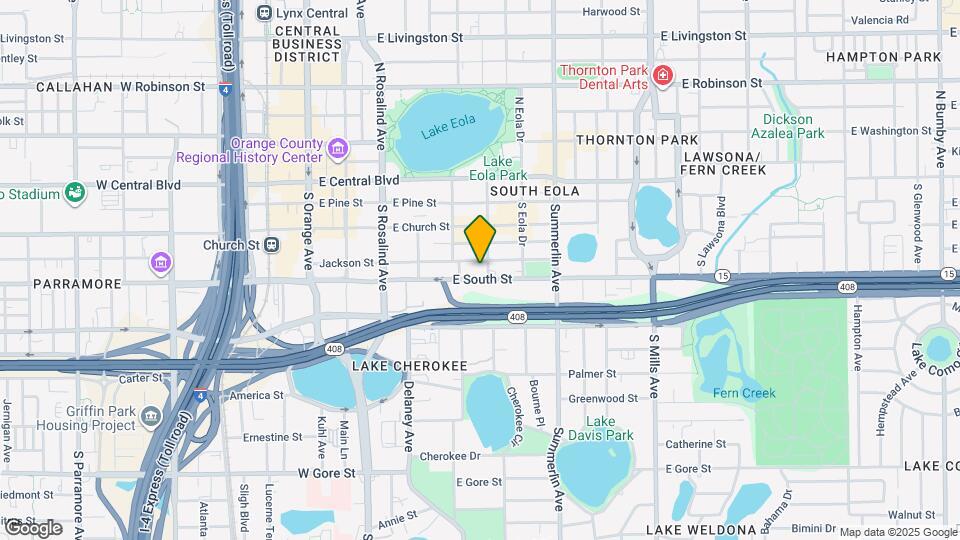 350 S Osceola Ave Map and Location Details