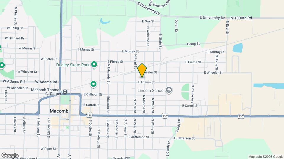 410 N Monroe St Map and Location Details