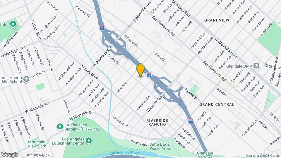 505 Irving Ave Map and Location Details