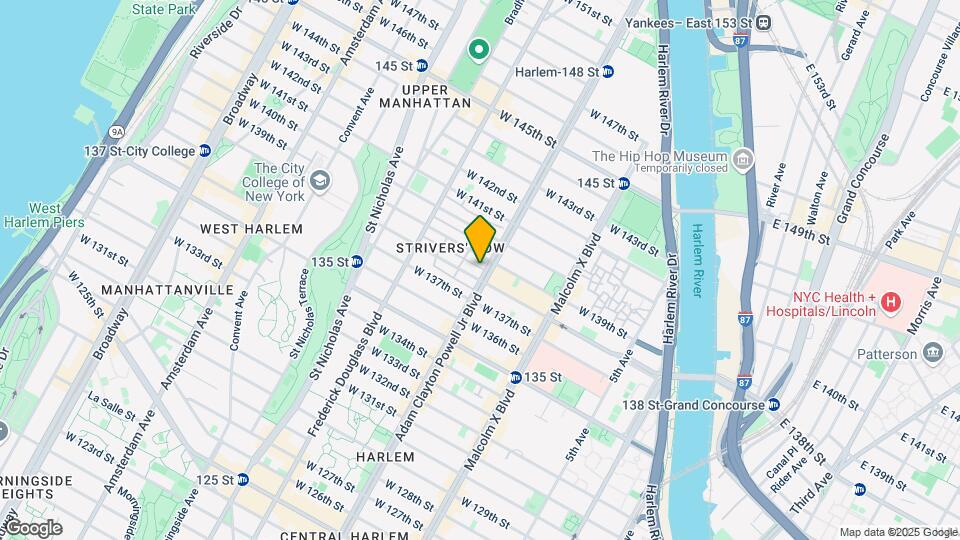 2368 Adam Clayton Powell Jr Blvd Map and Location Details