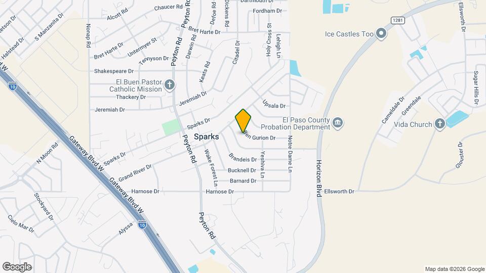 12948 Ben Gurion St Map and Location Details