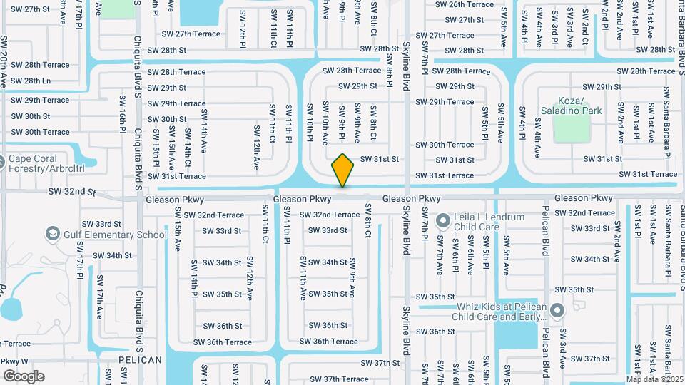 923 Gleason Pkwy Map and Location Details