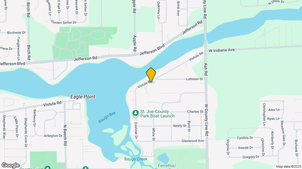 10426 Vistula Rd Mapa y Detalles de la Ubicación