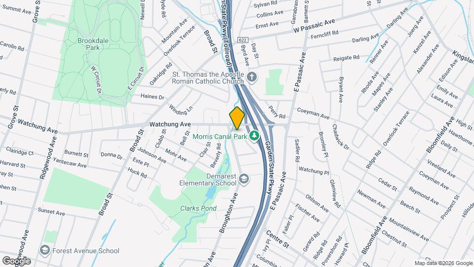 573 Broughton Ave Map and Location Details