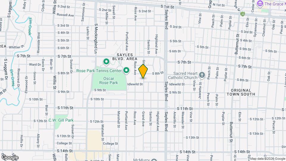 842 Grand Ave Mapa y Detalles de la Ubicación