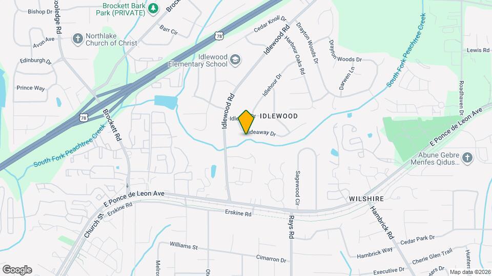 4093 Hideaway Dr Map and Location Details