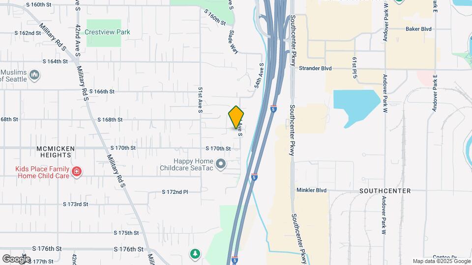 16807 53rd Ave S Mapa y Detalles de la Ubicación
