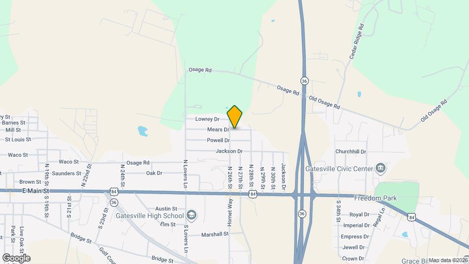 2604 Mears Dr Mapa y Detalles de la Ubicación