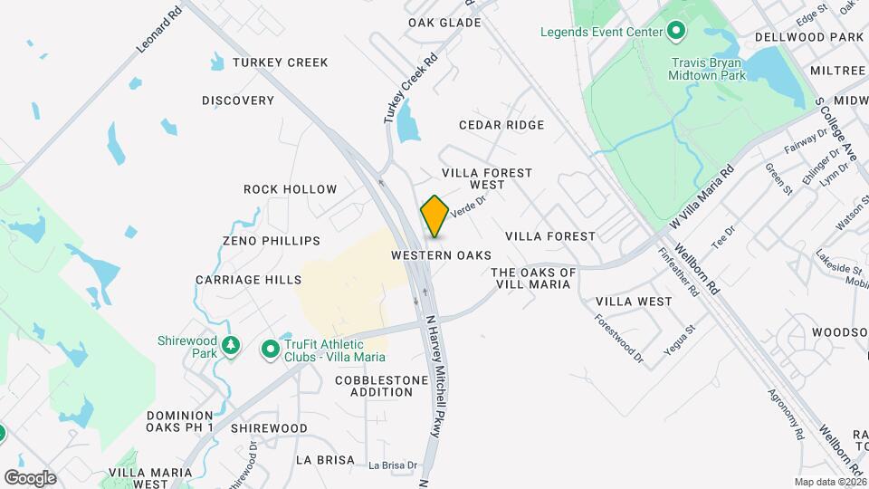 1402 Western Oaks Ct Map and Location Details