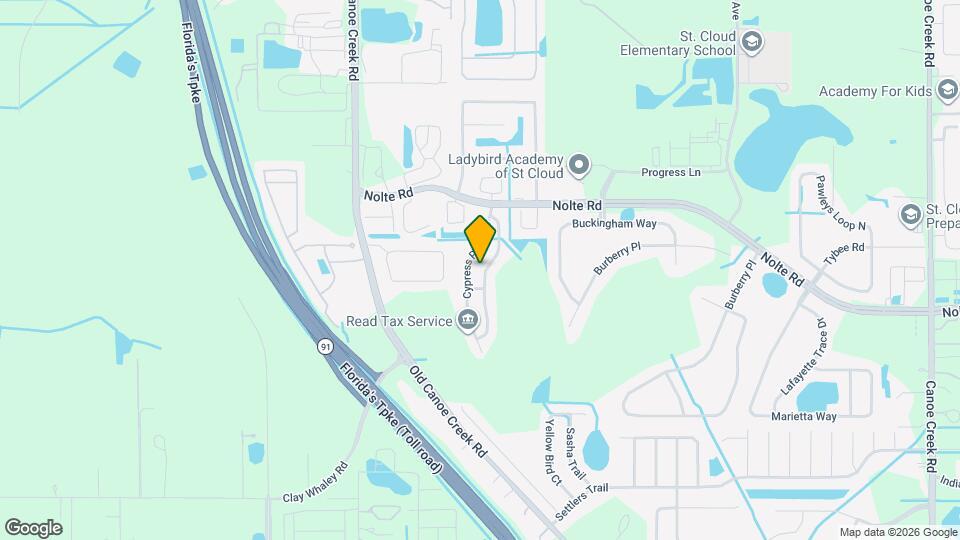 3411 Cypress Point Cir Map and Location Details