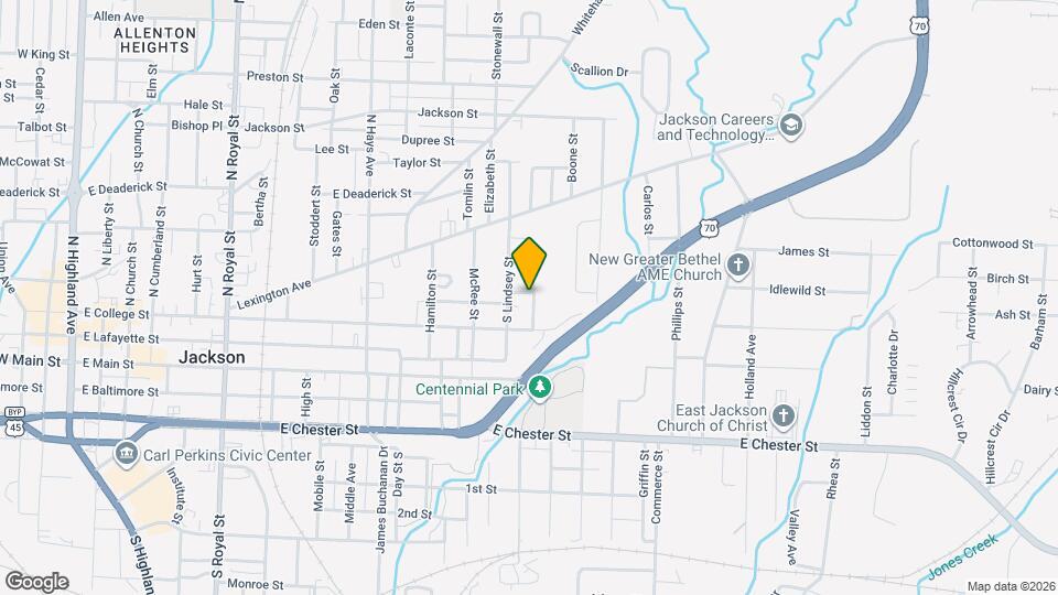 225 Crocker St Map and Location Details