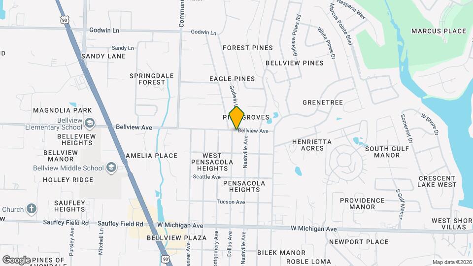 2833 Bellview Ave Map and Location Details