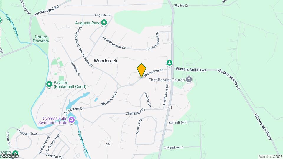 25 Woodcreek Dr Map and Location Details