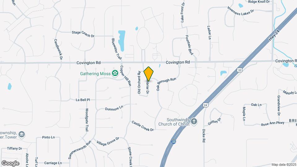 2907 Greenbriar Dr Map and Location Details