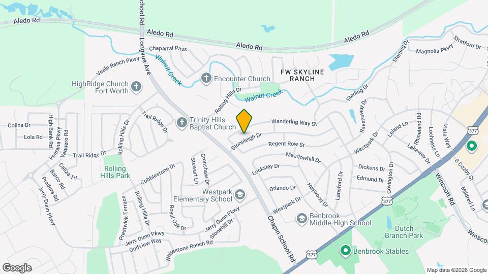 10168 Stoneleigh Dr Map and Location Details