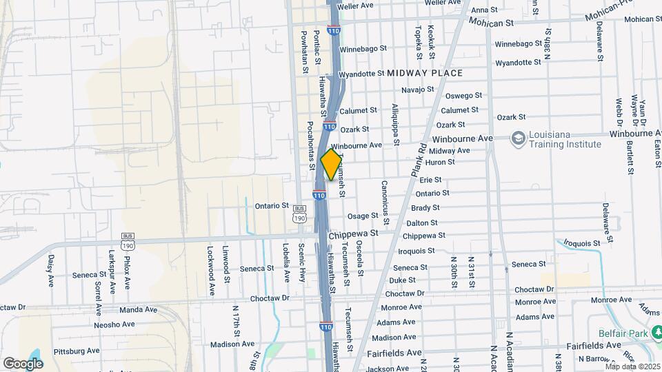 3054 Hiawatha St Map and Location Details