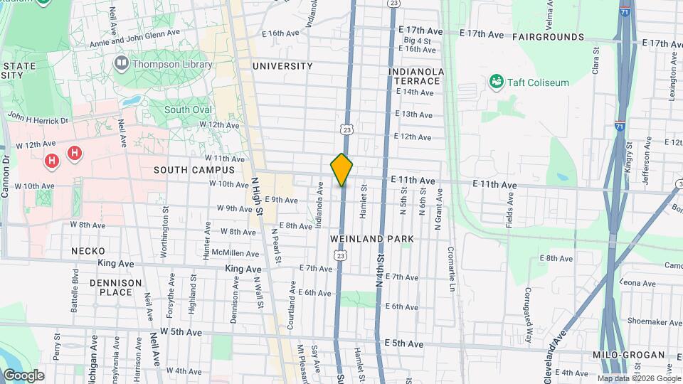 1515 Summit St Map and Location Details