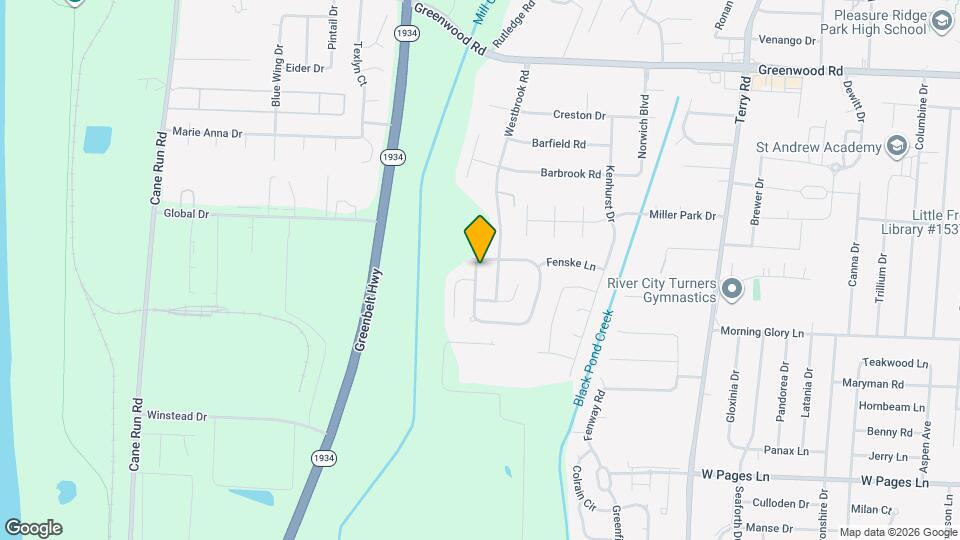 9910 Brooks Bend Rd Map and Location Details