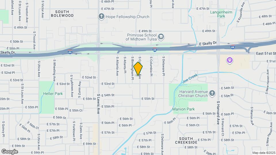 5230 S Columbia Ave Map and Location Details