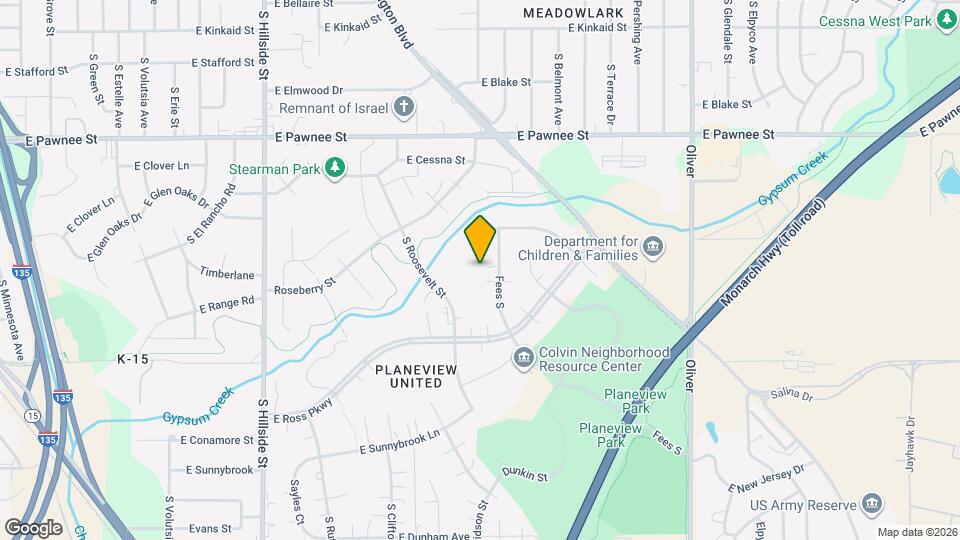 2627 Fees S Map and Location Details