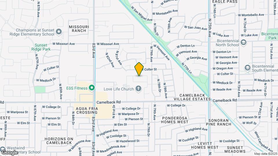 7951 W Orange Dr Map and Location Details