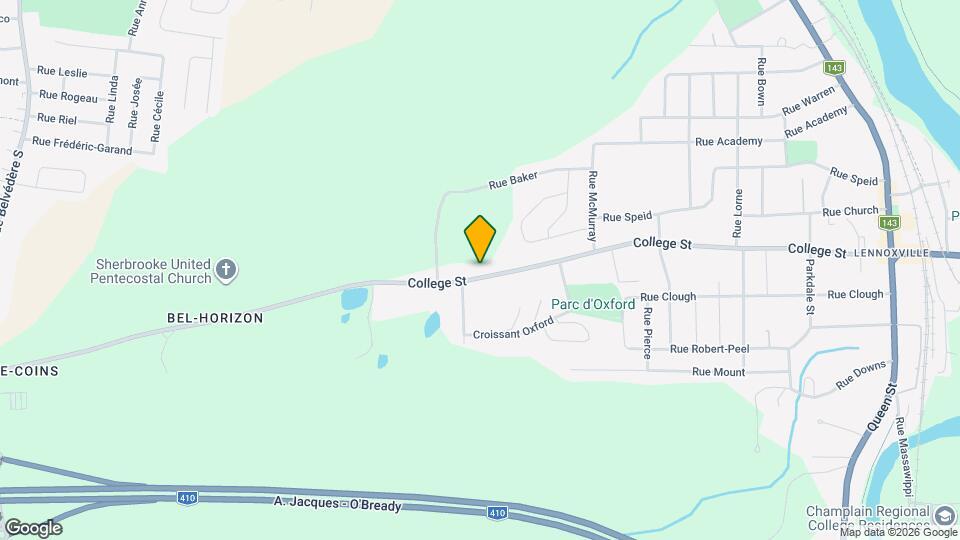 3192 Collège Rue Map and Location Details