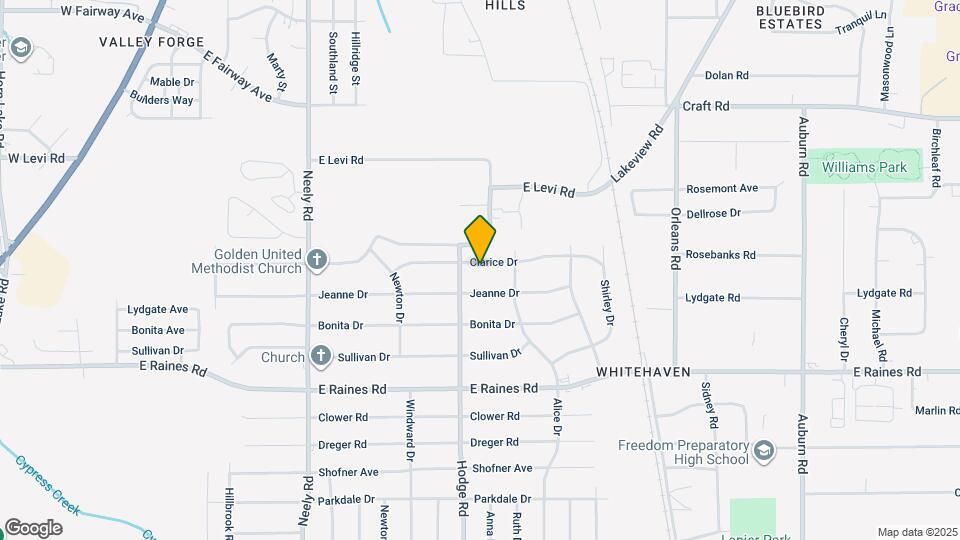 455 Clarice Dr Map and Location Details
