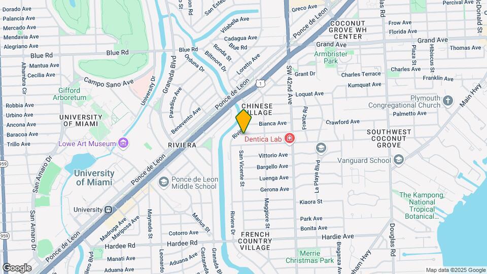 540 Perugia Ave Map and Location Details