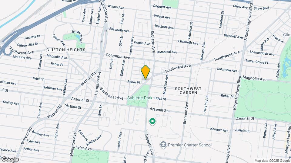 5533 Southwest Ave Map and Location Details