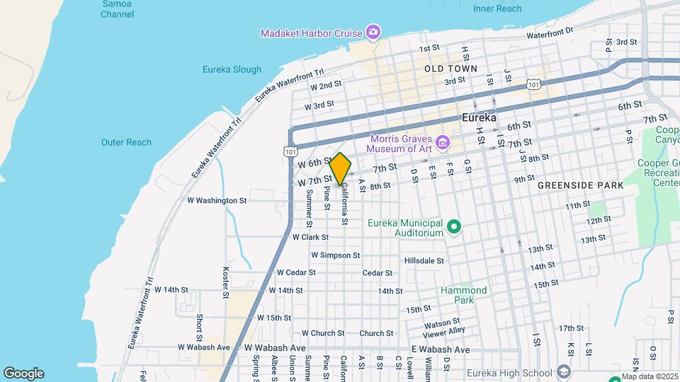 806 California St Map and Location Details
