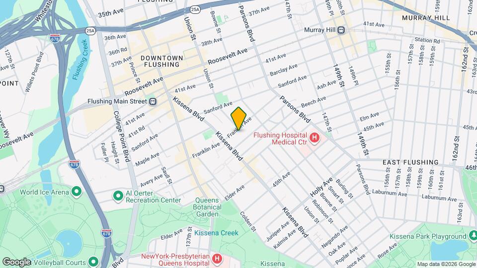14032 Franklin Ave, Unit 2 nd floor Map and Location Details