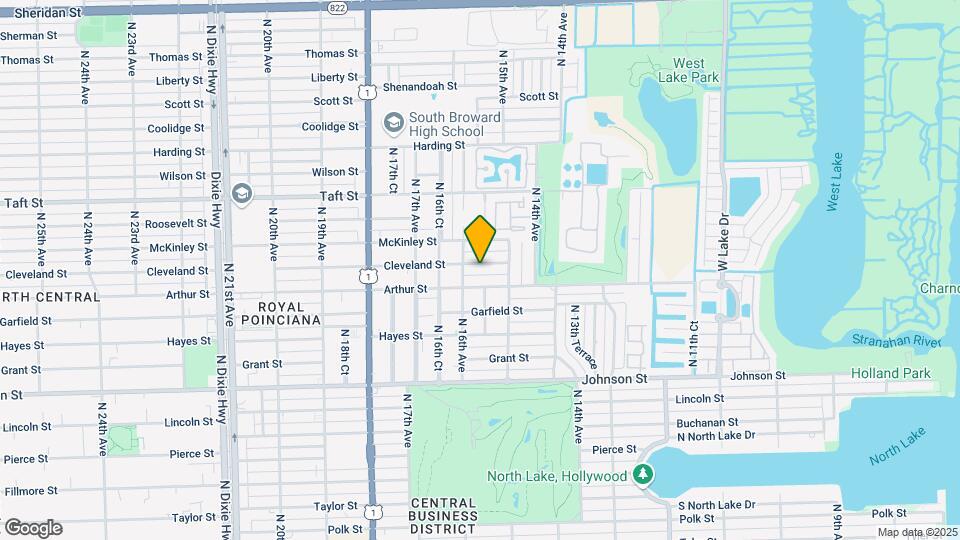1526 Cleveland St Map and Location Details