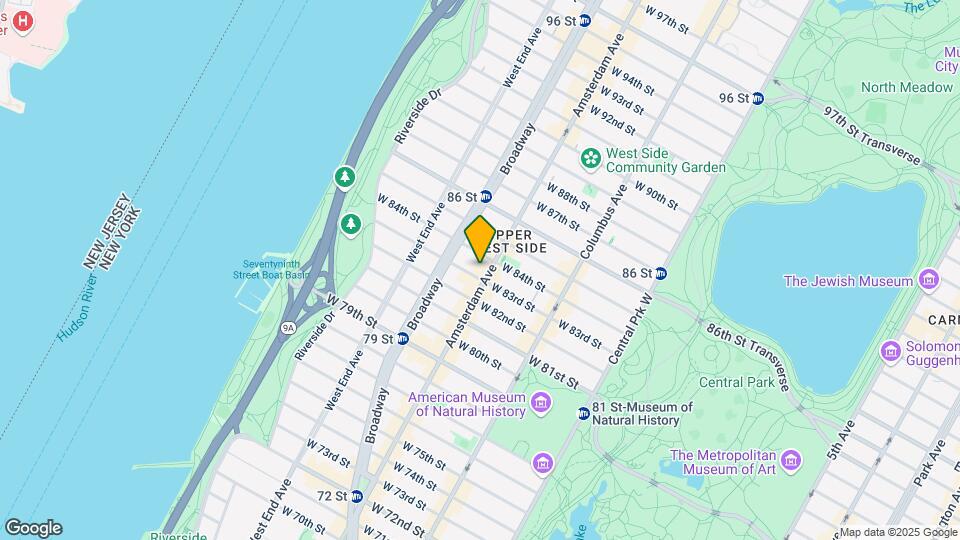 484 Amsterdam Ave Map and Location Details