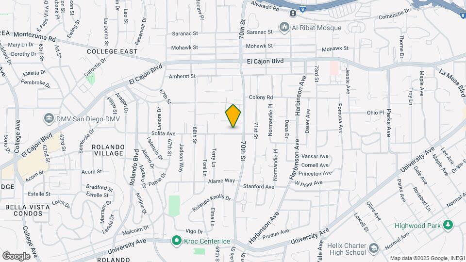 6950 Tower St Map and Location Details