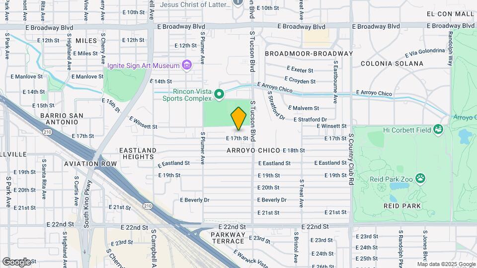 2355 E 17th St Map and Location Details