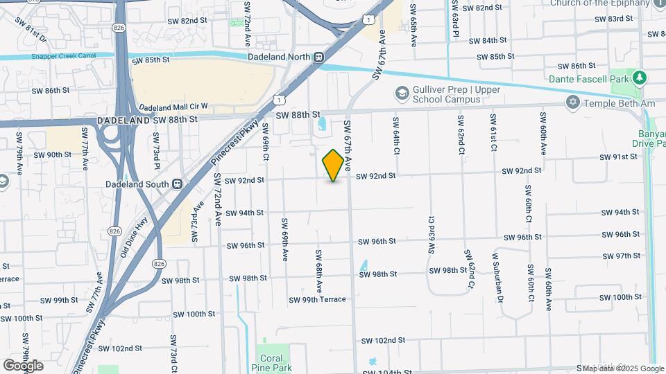 6710 SW 92nd St Map and Location Details