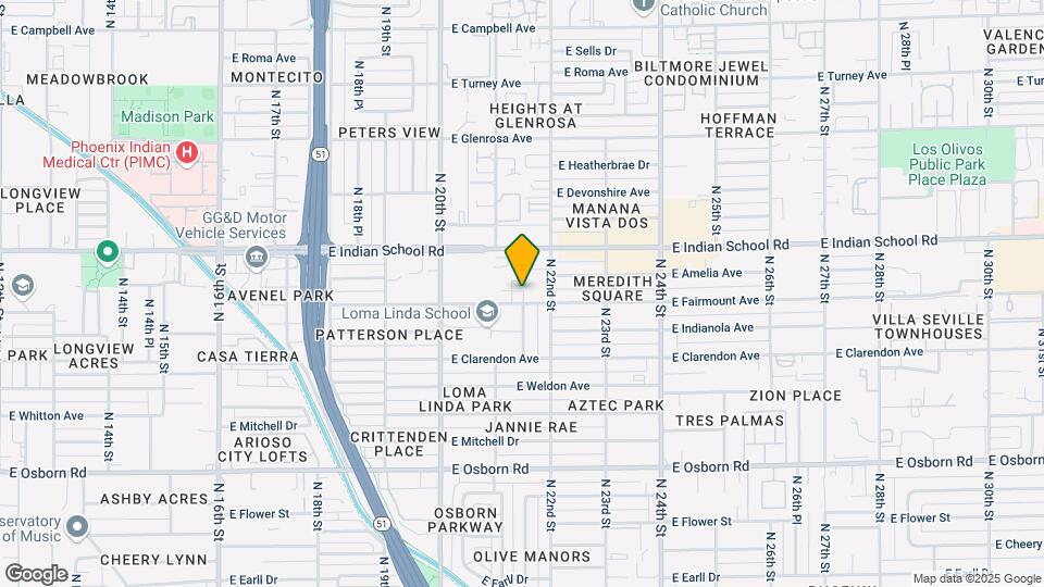 Modern Retro Living Map and Location Details