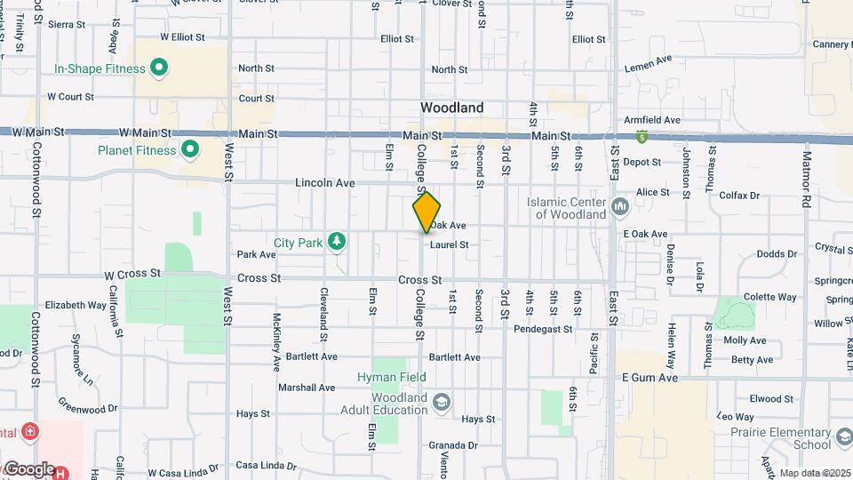 619 College Ave Map and Location Details