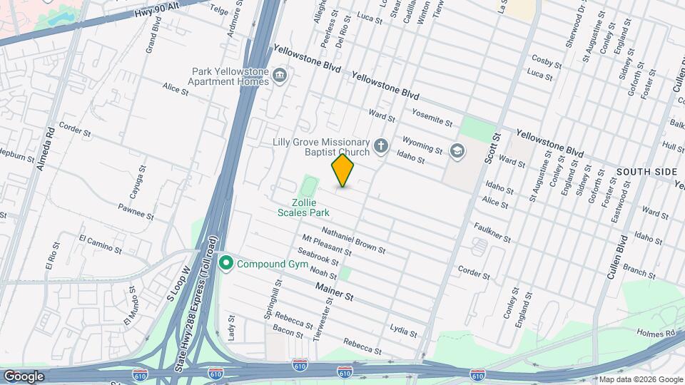 3537 Amos St Map and Location Details