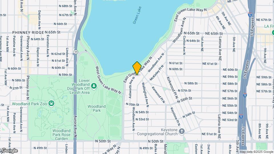 5752 Ashworth Ave N, Unit Green Lake WaterFront Map and Location Details